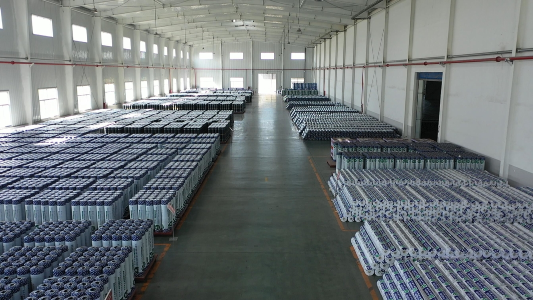 Langfang Hongyuqiao Waterproof Material Co., Ltd. productielijn van de fabrikant